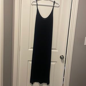 Black maxi dress